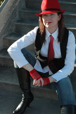 Stairs with hat