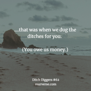 Beach image with footprints