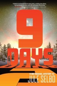9 days cover, large "9 DAYS" in orange on landscape background