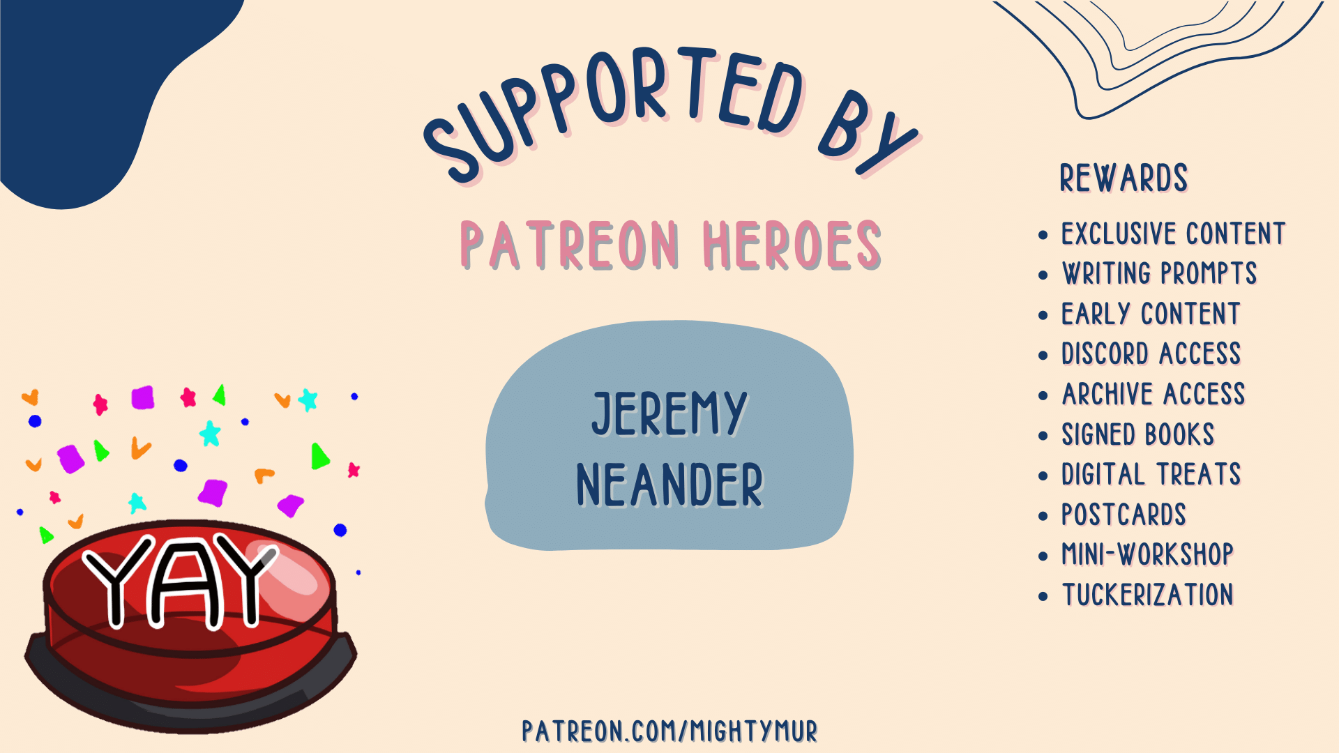 List of Patreon Supporters