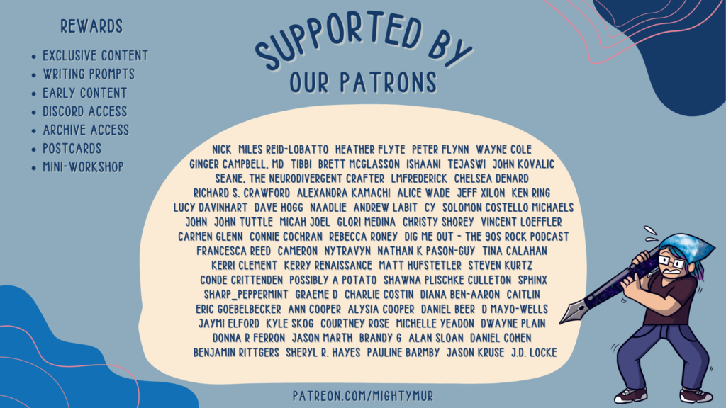List of Patreon Supporters