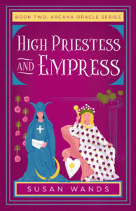 High Priestess and Empress illustrated cover, pink